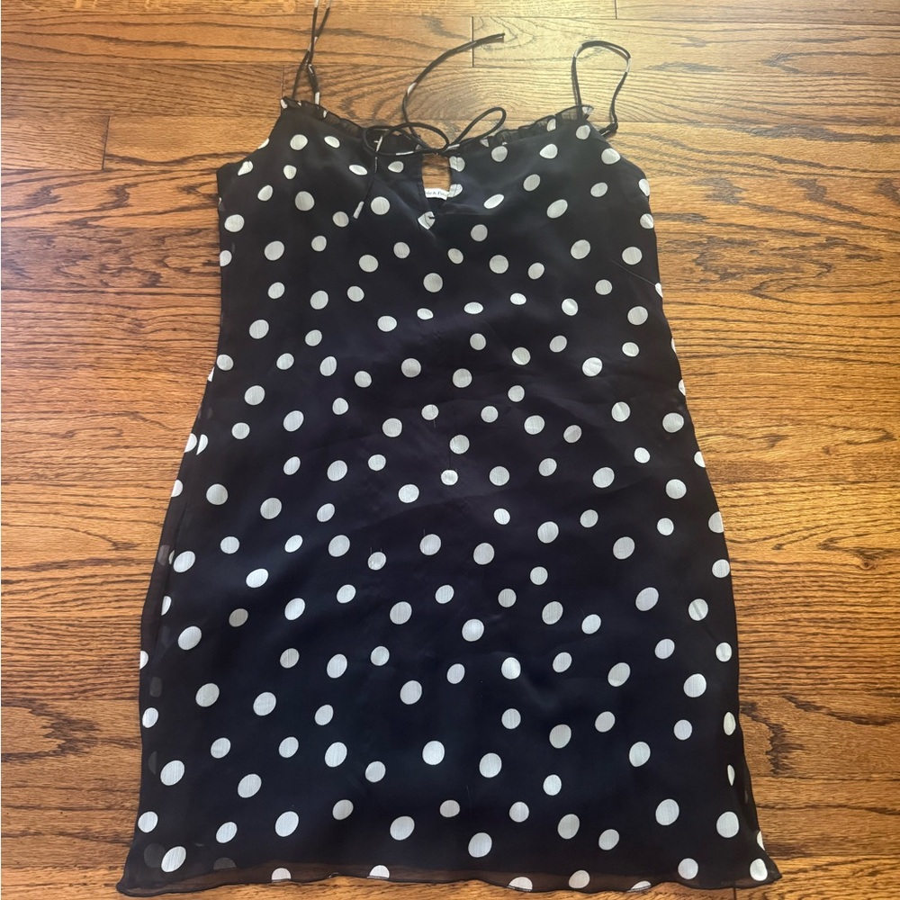 Abercrombie Polka Dot Mini Slip Dress - Size SP - Picture 5 of 7